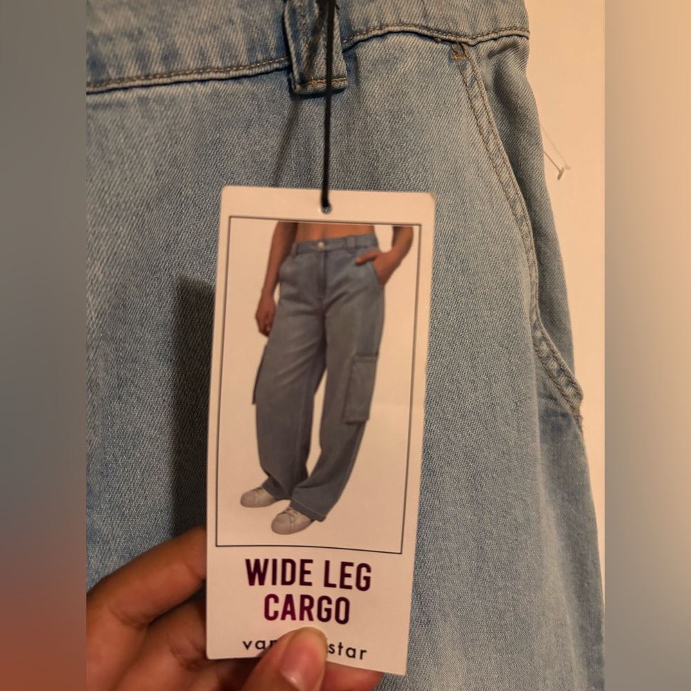 Vanilla Star Light Blue Wide Leg Jeans